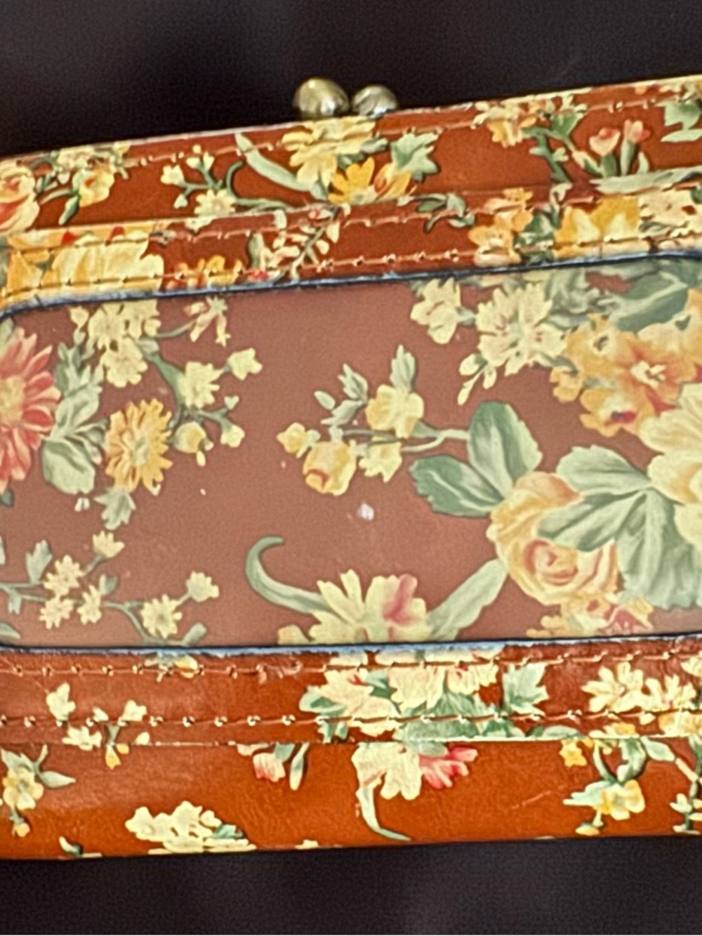Patricia Nash-Vintage Floral Print Wallet -
